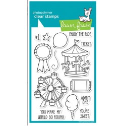 Lawn Fawn ADMIT ONE stamp set